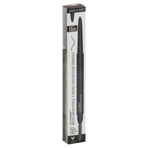 Wet n Wild Ultimate Brow Brow Pencil, Micro, Brunette 646A