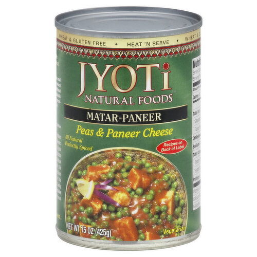 Jyoti Natural Foods Matar-Paneer