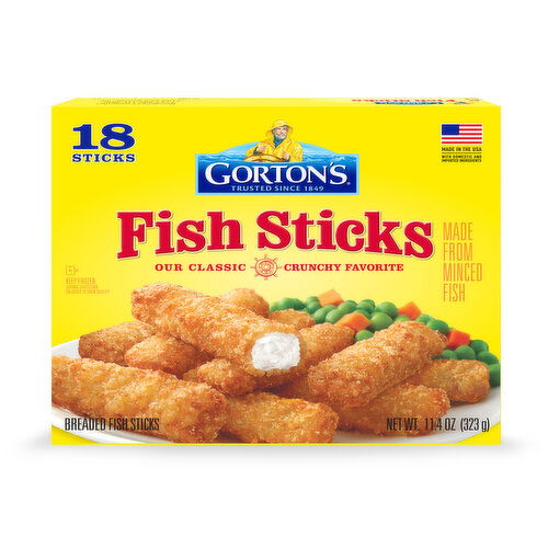 Gorton's Fish Sticks, Breaded