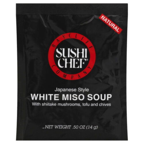 Sushi Chef Soup, White Miso, Japanese Style