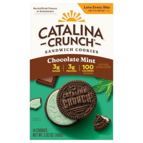Catalina Crunch Chocolate Mint Sandwich Cookies