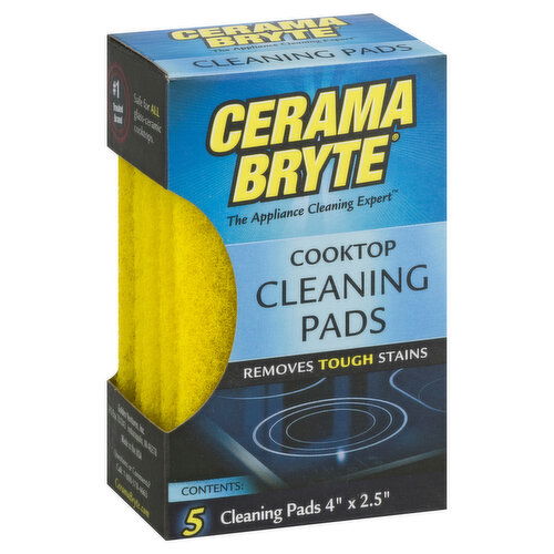 Cerama Bryte Cleaning Pads, Cooktop