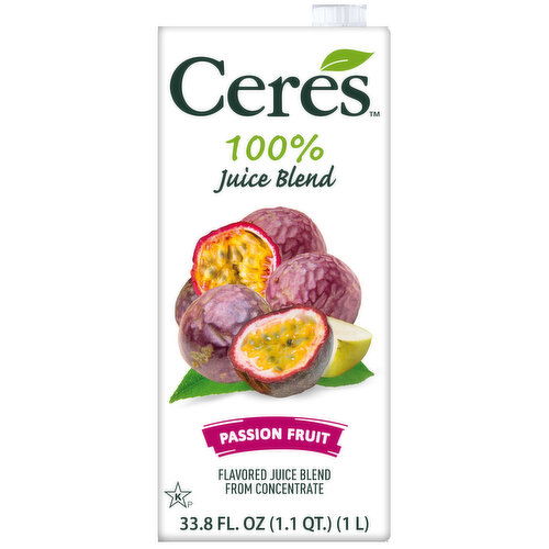 Ceres 100% Juice Blend, Passion Fruit