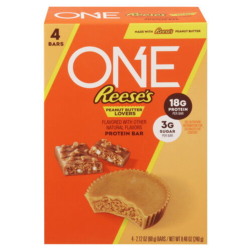 O.N.E. Protein Bar, Peanut Butter Lovers, Reese's