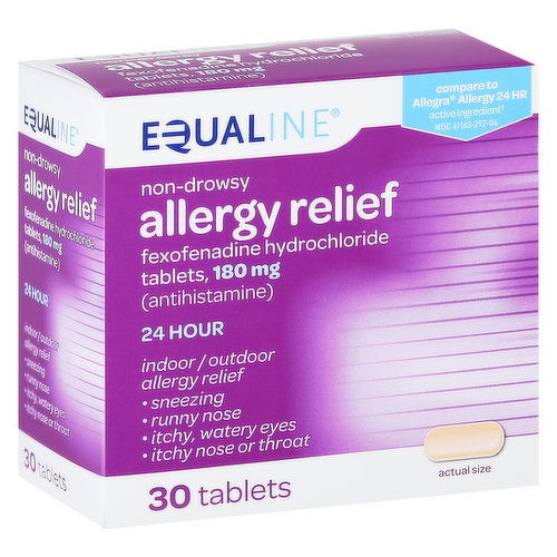 Equaline Allergy Relief, Non-Drowsy, Tablets