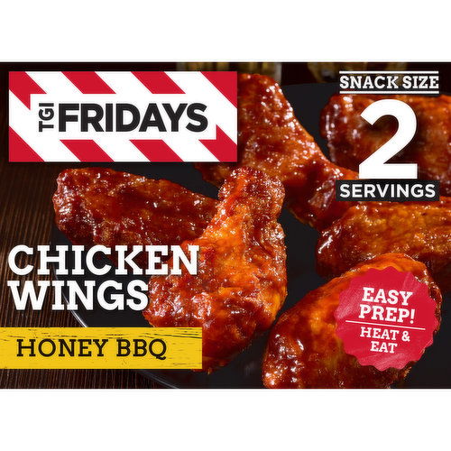 TGI Fridays Honey BBQ Chicken Wings Frozen Snacks