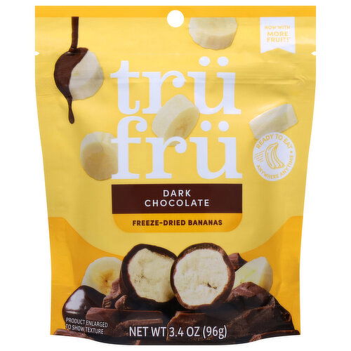 Tru Fru Freeze-Dried Dark Chocolate Bananas