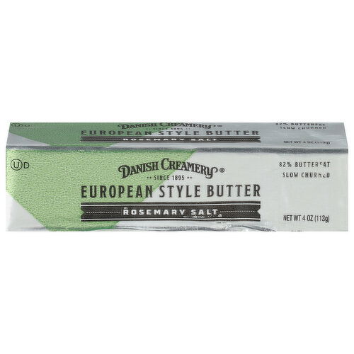 Danish Creamery Butter, Rosemary Salt, European Style