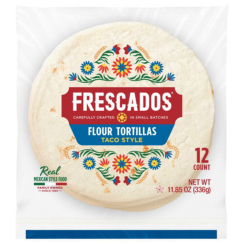 Frescados Tortillas, Flour, Taco Style