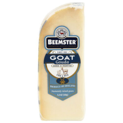 Beemster Cheese, Dutch, Premium, Aged 4 Months, Goat Gouda