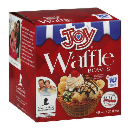 Joy Waffle Bowls