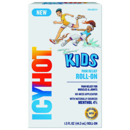 Icy Hot Pain Relief, Kids, Roll-On