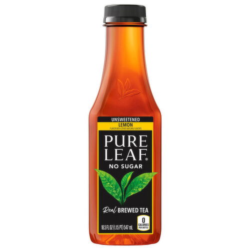 Pure Leaf No Sugar Real Unsweetened Lemon Brewed Tea