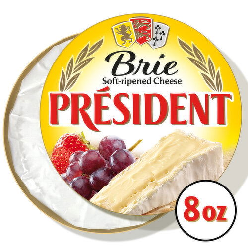 President Cheese, Soft-Ripened, Brie