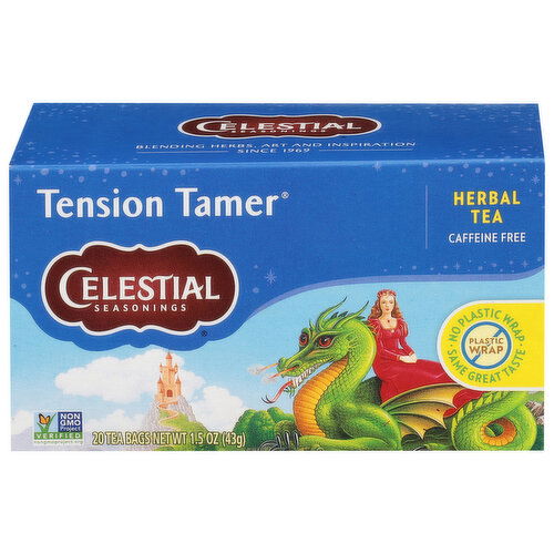 Celestial Seasonings Herbal Tea, Caffeine Free, Tension Tamer, Tea Bags