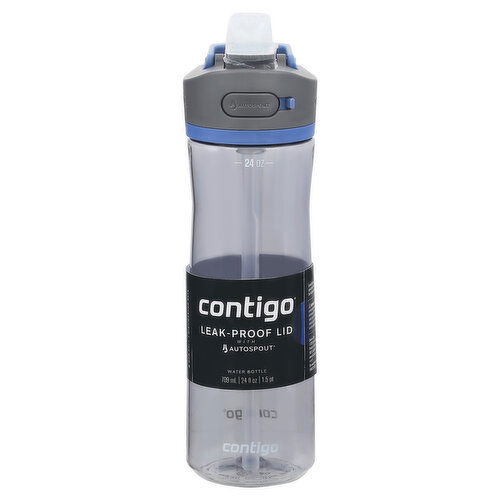 Contigo Water Bottle, Leak-Proof Lid with Autospout, Blue Corn, 24 Fluid Ounce