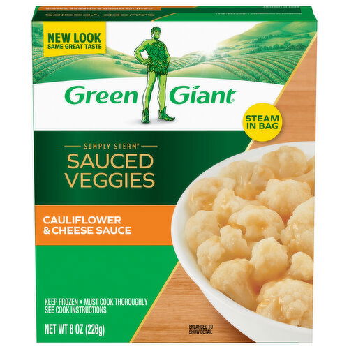 Green Giant Simply Steam Cauliflower & Cheese Sauce Sauced Veggies