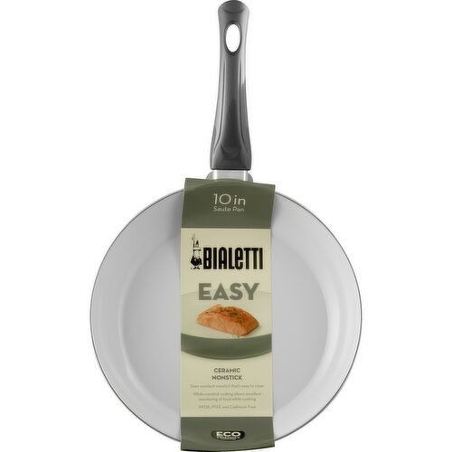 Bialetti Saute Pan, Ceramic, Nonstick, 10 Inch