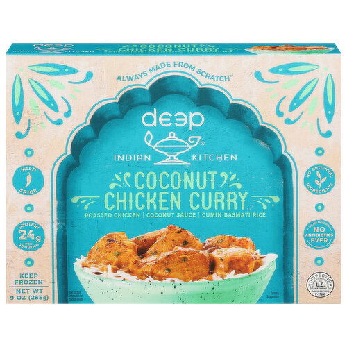 Deep Indian Kitchen Coconut Chicken Curry, Mild Spice