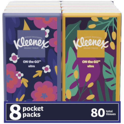 Kleenex On the Go Go-Packs Facial Tissues