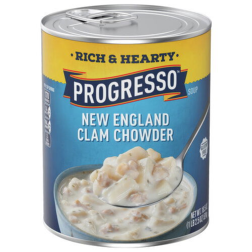 Progresso Rich & Hearty Soup, New England Clam Chowder