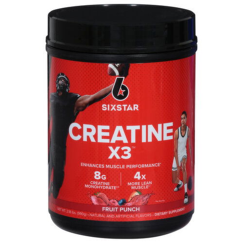 Six Star Creatine X3, Fruit Punch