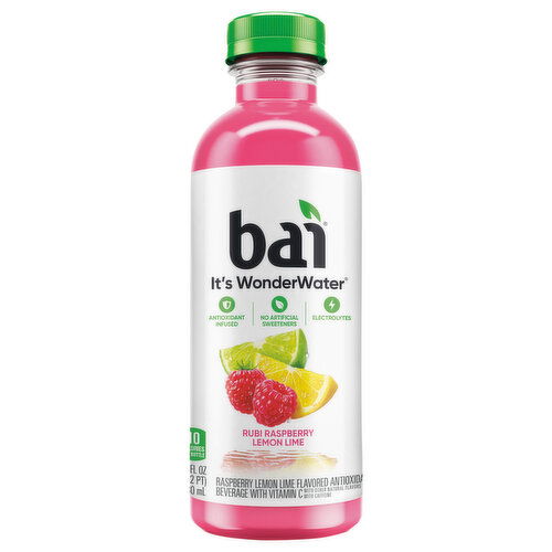 Bai WonderWater, Rubi Raspberry Lemon Lime