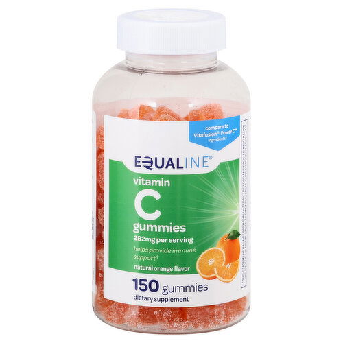 Equaline Vitamin C, Gummies, Natural Orange