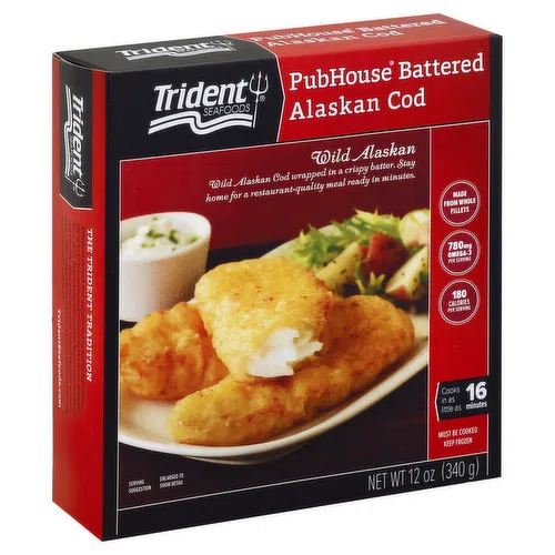 Trident Seafoods Cod, PubHouse Battered Alaskan