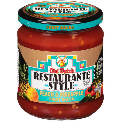 Old Dutch Restaurante Style Peach & Pineapple Fruit Salsa