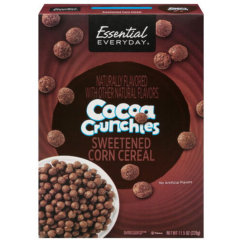 Essential Everyday Corn Cereal, Cocoa Crunchies, Sweetened