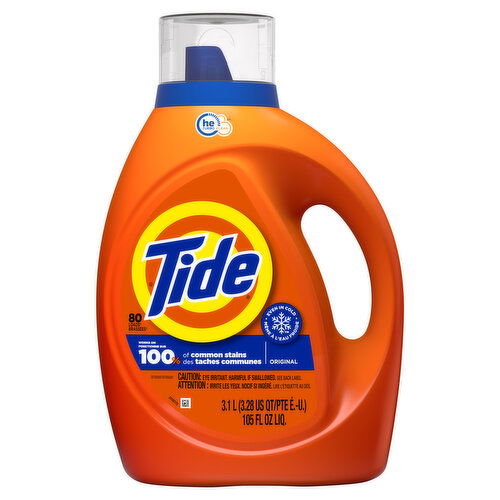 Tide Liquid Laundry Detergent, Original, 105 fl oz, 80 Loads