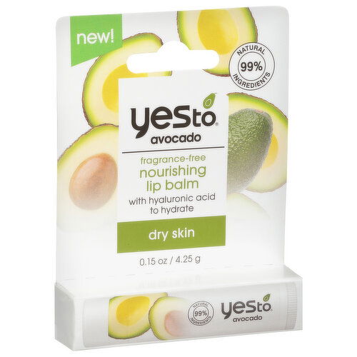 Yes To Avocado Lip Balm, Nourishing, Dry Skin