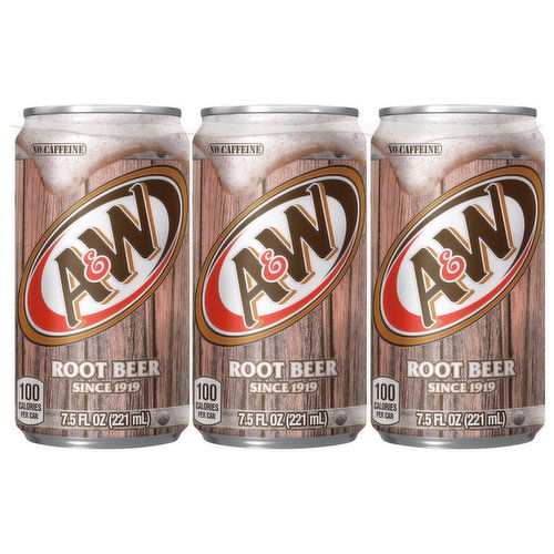 A&W Soda, No Caffeine, Root Beer