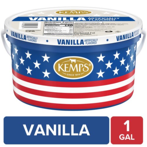 Kemps Reduced Fat Vanilla Ice Cream Pail
