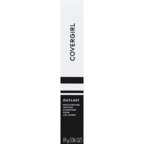 CoverGirl Outlast Topcoat, Moisturizing, Clear