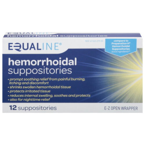 Equaline Suppositories, Hemorrhoidal