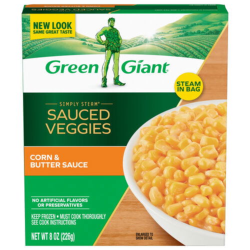 Green Giant Simply Steam Corn & Butter Sauce Sauced Veggies