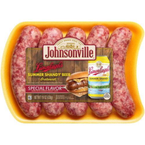 Johnsonville Summer Shandy Flavor Bratwurst