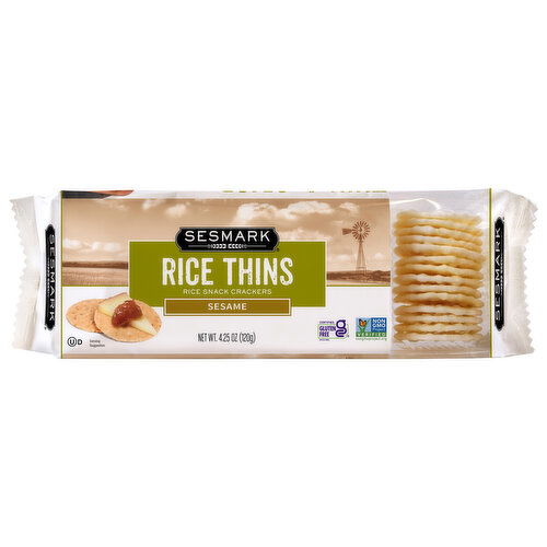 Sesmark Rice Thins, Sesame