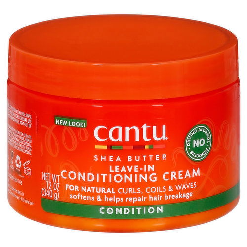 Cantu Conditioning Cream, Leave-In, Shea Butter