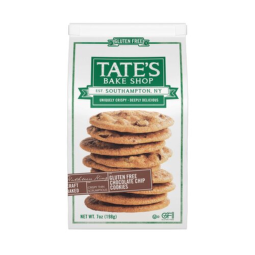 TATE'S Bake Shop Gluten Free Chocolate Chip Cookies, Gluten Free Cookies