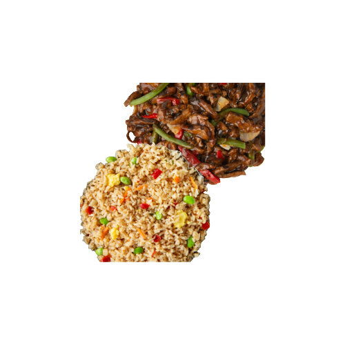 Cub Black Pepper Steak with Vegetable Fried Rice