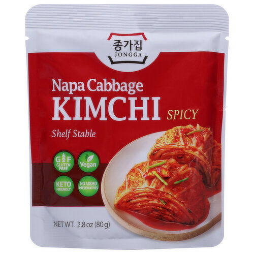 Jongga Kimchi, Napa Cabbage, Sliced