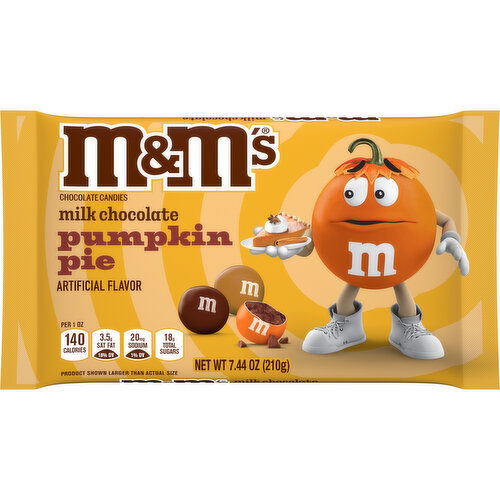 M&M'S M&M'S Pumpkin Pie Milk Chocolate Candy, 7.44 Oz Bag