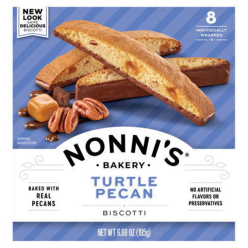 Nonni's Biscotti, Turtle Pecan