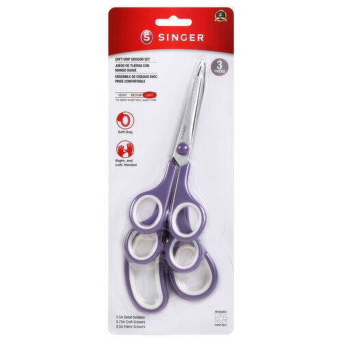 Singer Scissor Set, Soft Grip