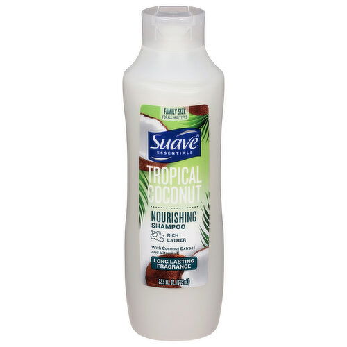 Suave Essentials Nourishing Tropical Coconut Shampoo Family Size