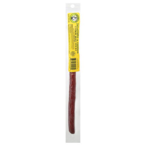 Goldrush Smokie Beef Sticks, Jalapeno & Cheese