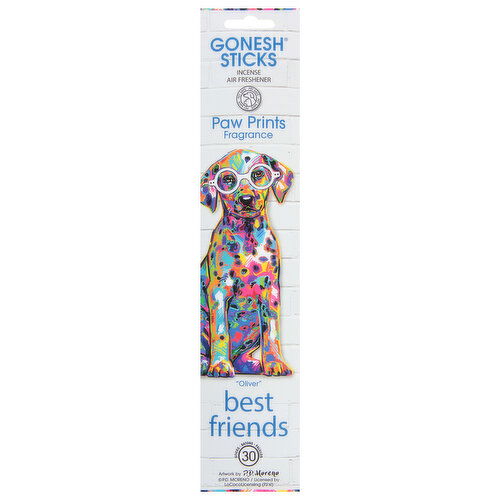 Gonesh Sticks Incense Air Freshener, Paw Prints Fragrance